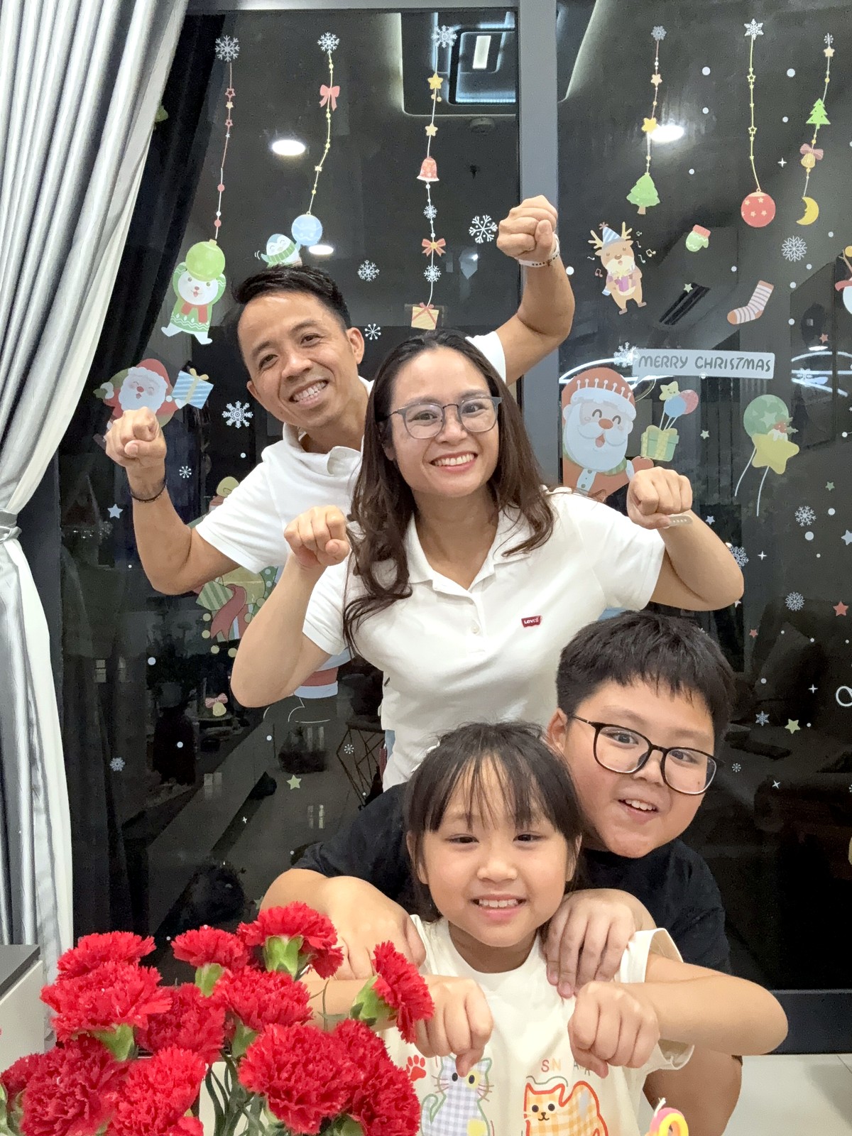 Trần Quốc Hoàn và gia đình tại TP. Hồ Chí Minh